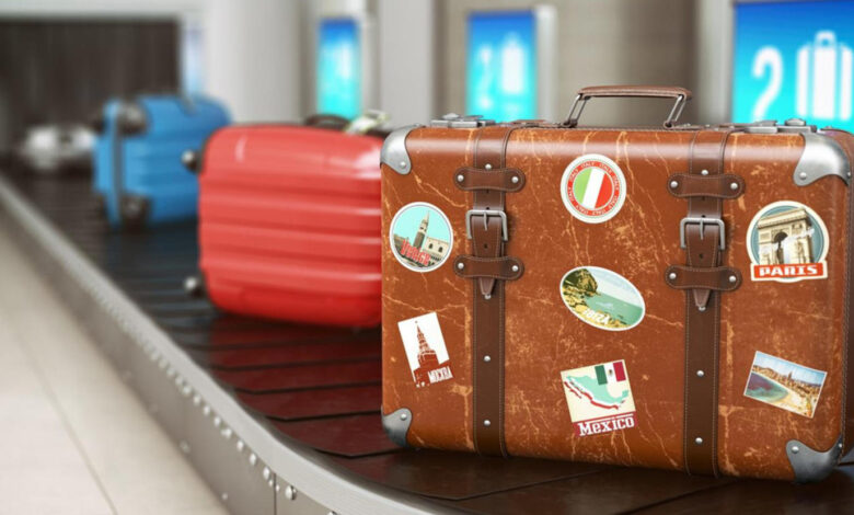 ضياع حقائب السفر في المطار