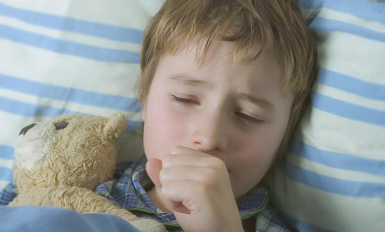 علاج السعال لدى الأطفال عند النوم