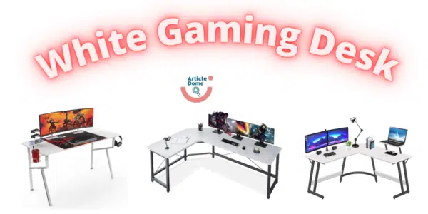 مكتب ألعاب أبيض للاعبين