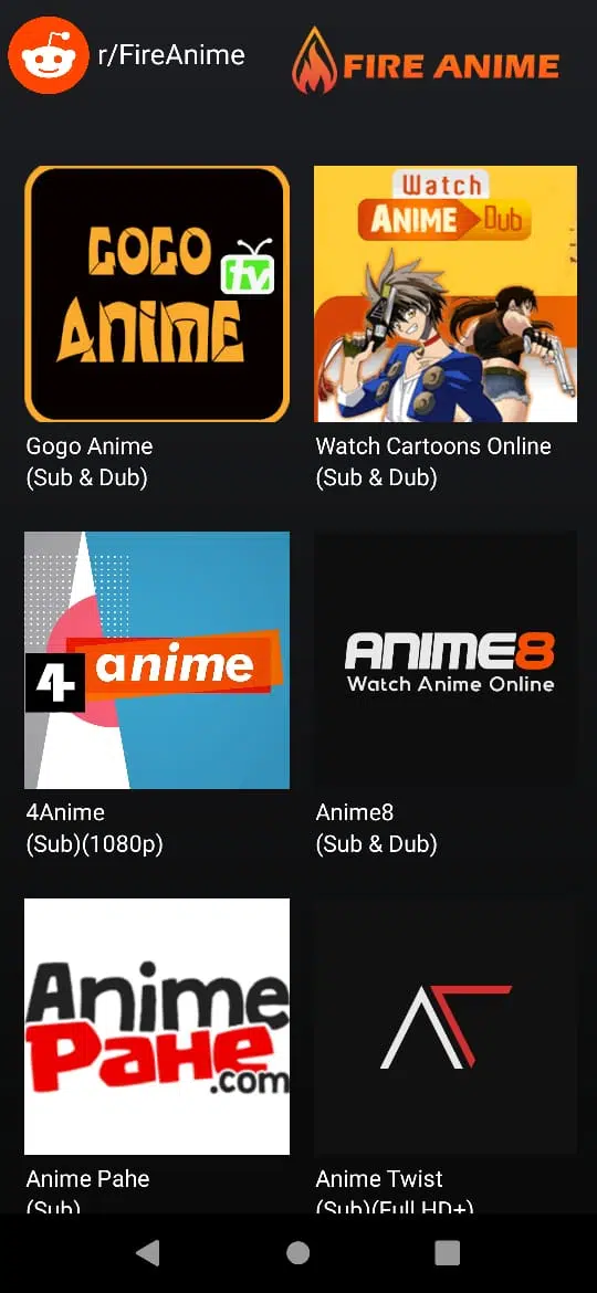 تنزيل تطبيق انمي فاير Anime fire apk 