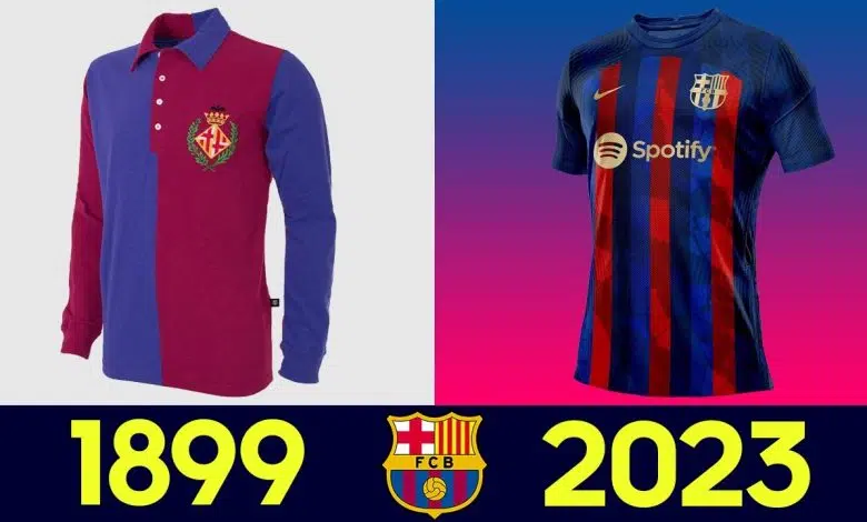 تفاصيل طقم برشلونة الموسم القادم 2023-2024