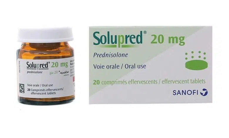 لماذا يستخدم دواء solupred 20mg