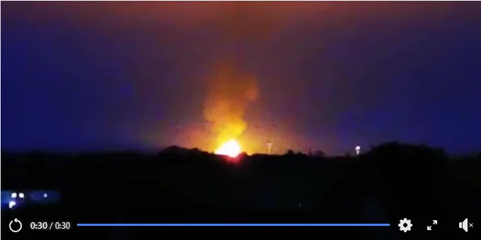 فيديو انفجار اكسفورد بانجلترا امس