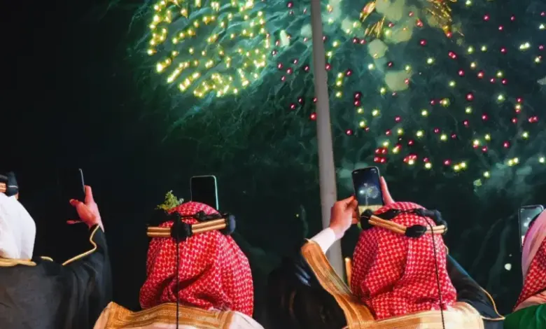 أماكن ومواعيد الألعاب النارية لعيد الفطر في السعودية 1445-2024