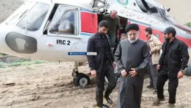 شاهد حصريا.. فيديو سقوط طائرة الرئيس الإيراني كامل بدون حذف